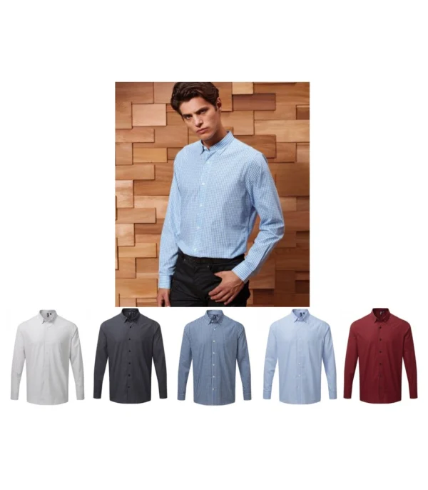 PR252 Premier Maxton Check Long Sleeve Shirt